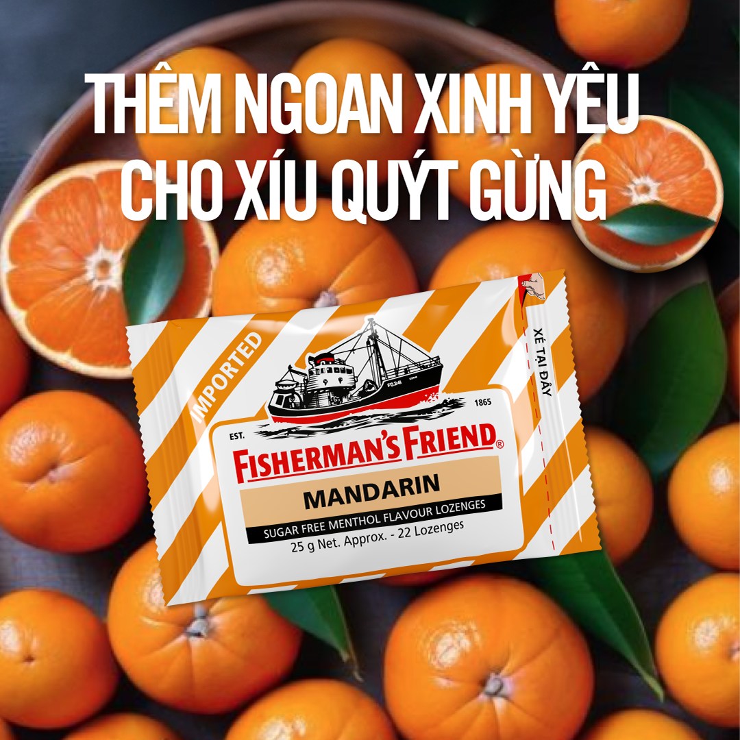 5 hương vị kẹo Fisherman’s Friend được yêu thích nhất