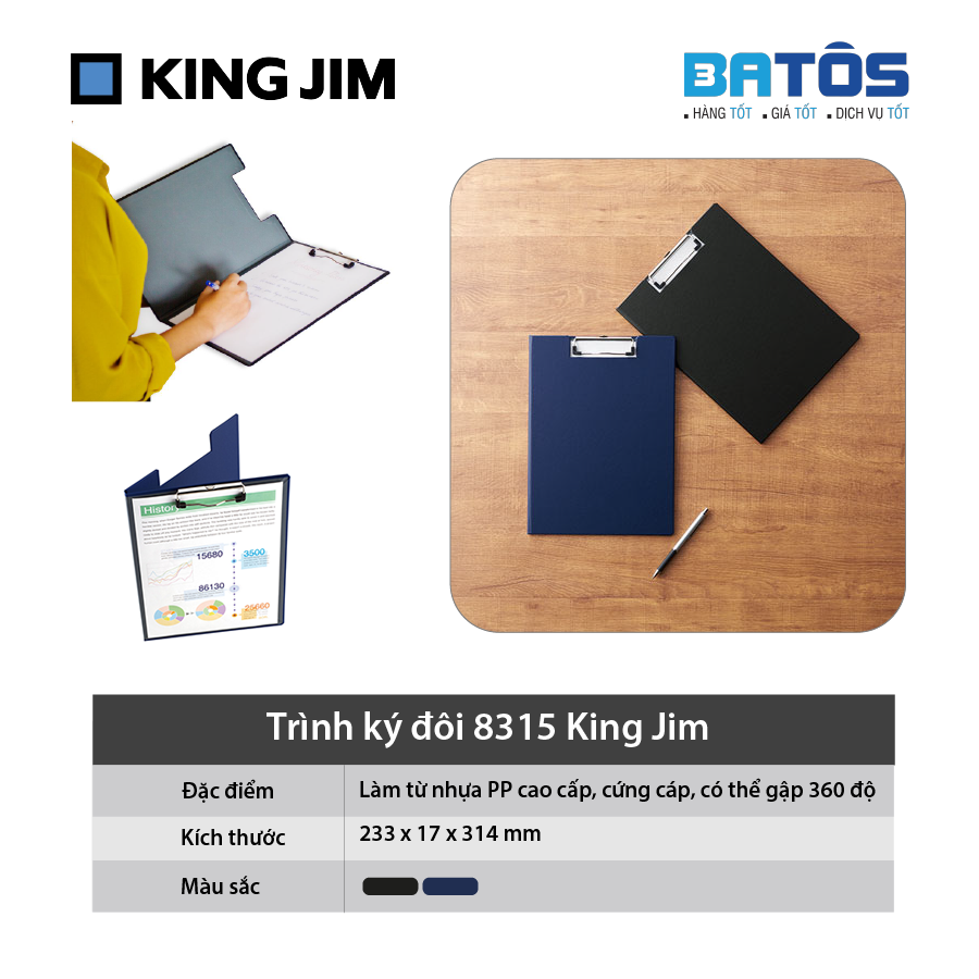 Trình ký đôi King Jim 8315