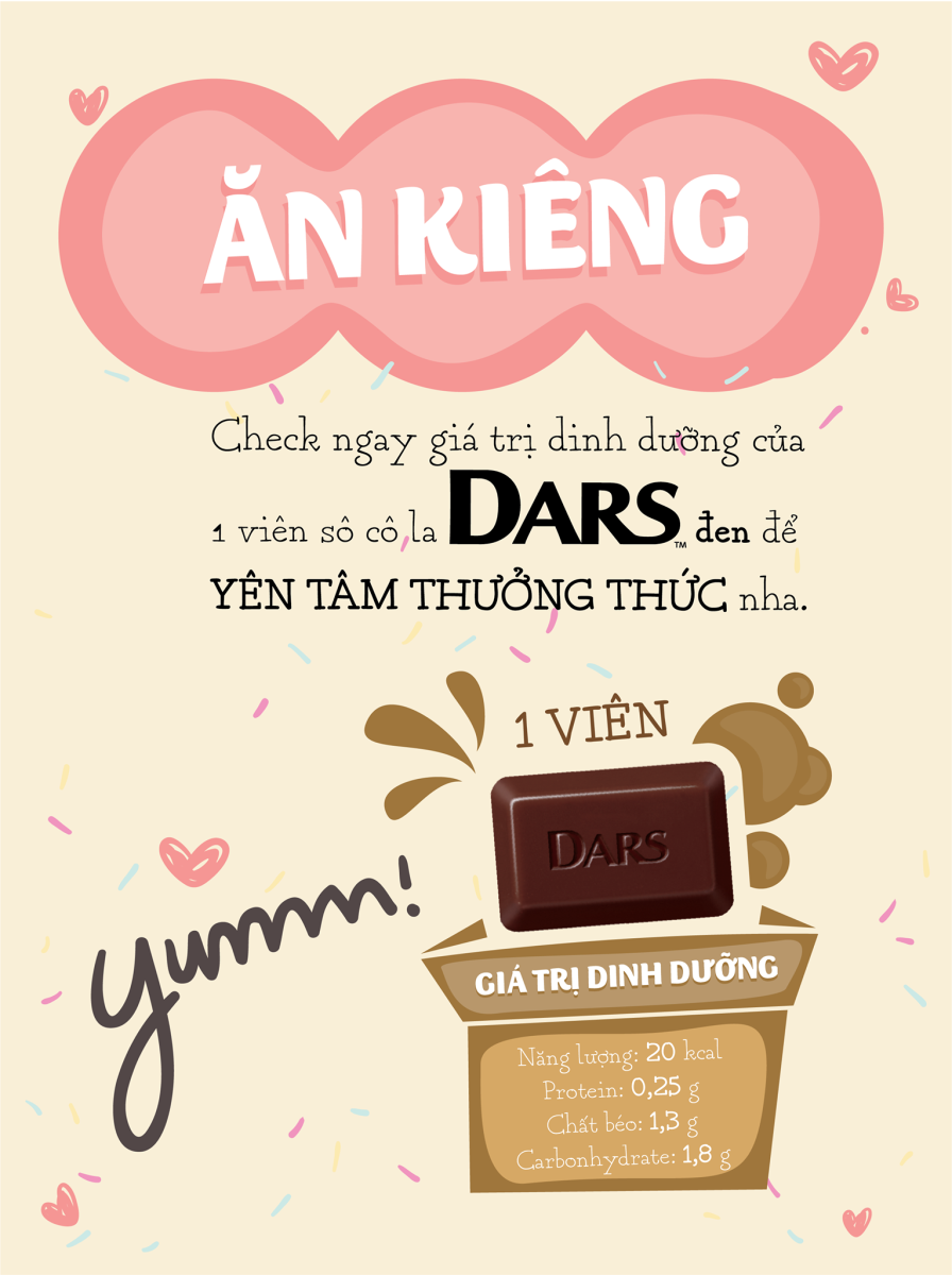 Morinaga Dars có bao nhiêu loại socola đen?