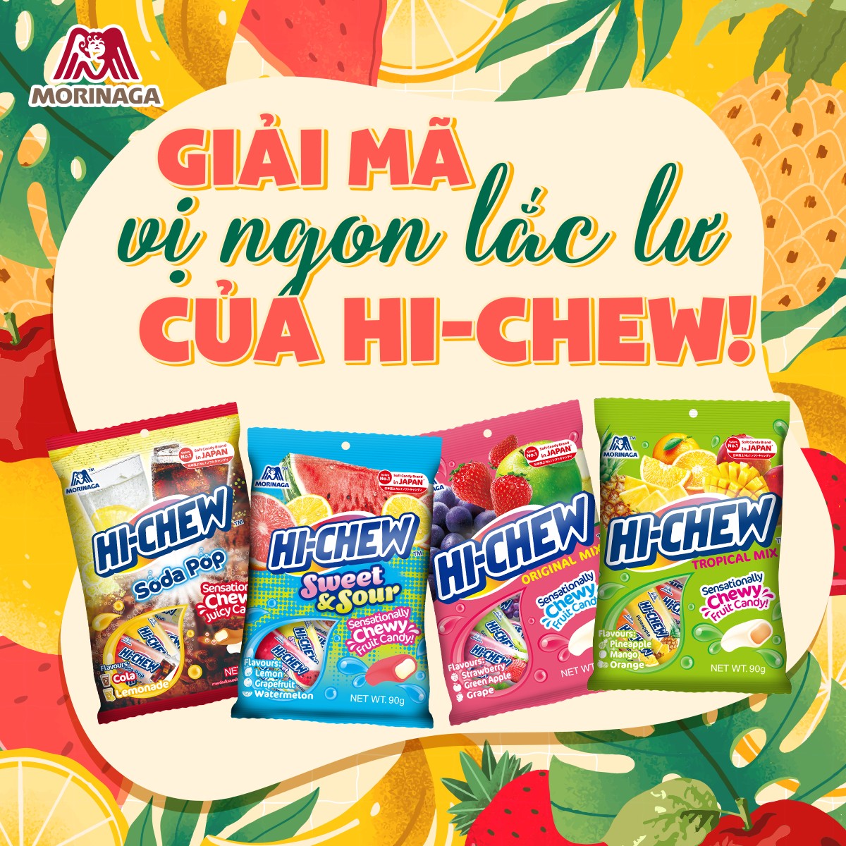 Morinaga Hi-Chew - Ngọt ngào mềm mại trong từng khoảnh khắc Tết