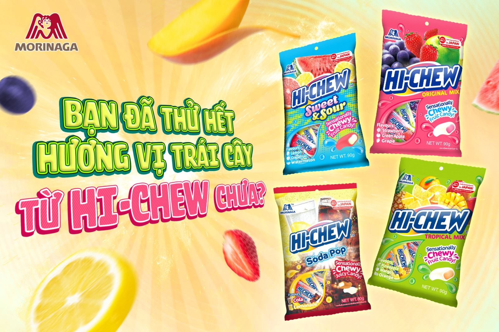 Morinaga Hi-Chew - Ngọt ngào mềm mại trong từng khoảnh khắc Tết