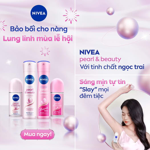 Làn da khô thoáng và thơm mát cả ngày với lăn khử mùi Nivea