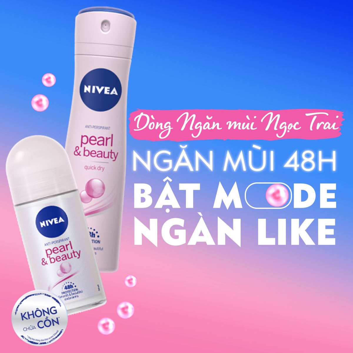 Làn da khô thoáng và thơm mát cả ngày với lăn khử mùi Nivea