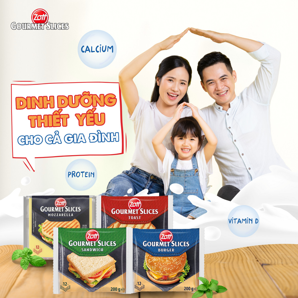 Phô mai Zott - Béo ngậy, mềm mịn, tan chảy, thơm ngon khó cưỡng