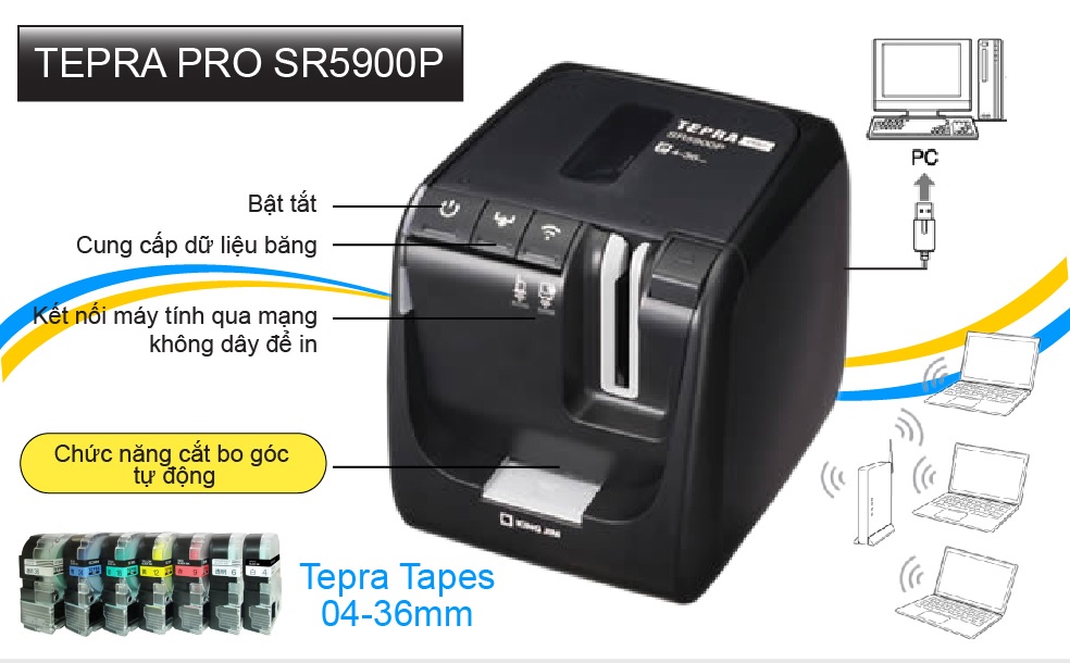 Bạn cần biết gì về máy in nhãn Tepra SR5900P trước khi mua?