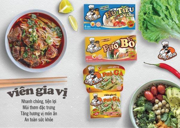 Gia vị Ông Chà Và - Đồng hành cùng bạn trong mọi gian bếp