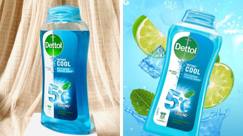 Sữa tắm Dettol Instant Cool cho mùa hè mát lạnh