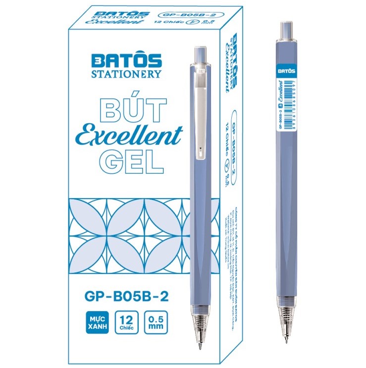 Bút gel Batos Excellent 0.5mm - Chinh phục mọi thách thức viết lách!