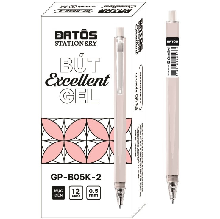 Bút gel Batos Excellent 0.5mm - Chinh phục mọi thách thức viết lách!