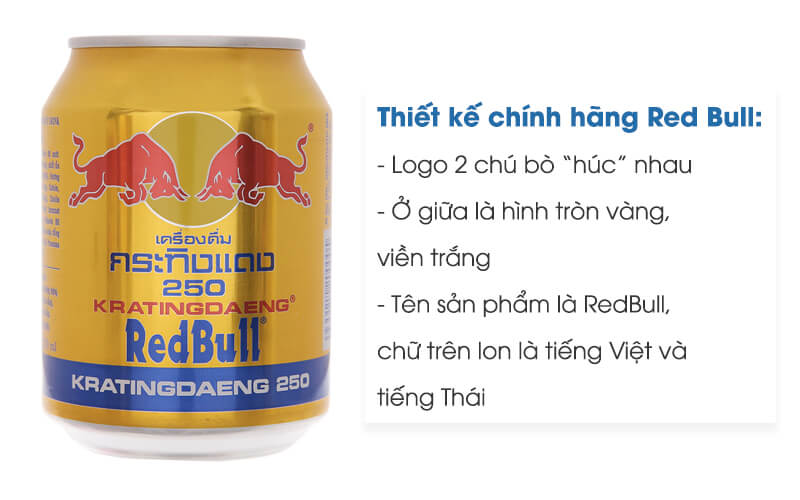 Cách phân biệt nước tăng lực Red Bull Thái Lan và Red Bull Việt Nam