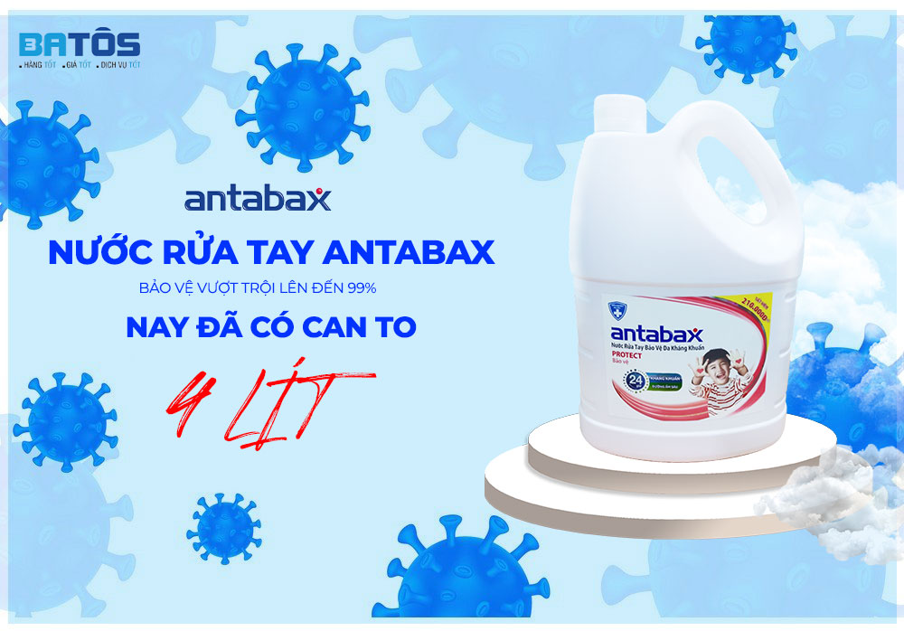 Bảo vệ sức khỏe gia đình với nước rửa tay Antabax