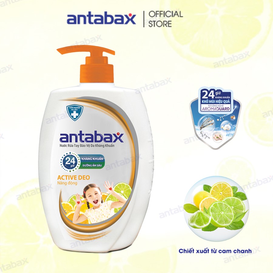 Bảo vệ sức khỏe gia đình với nước rửa tay Antabax