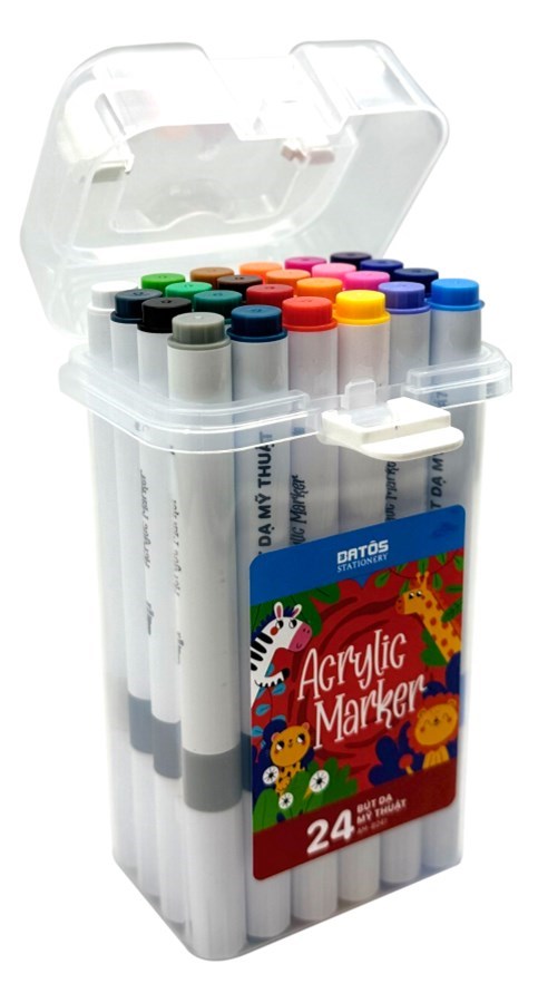Sở hữu bộ màu Acrylic marker 24 màu chỉ với giá chưa đến 2 cốc trà sữa
