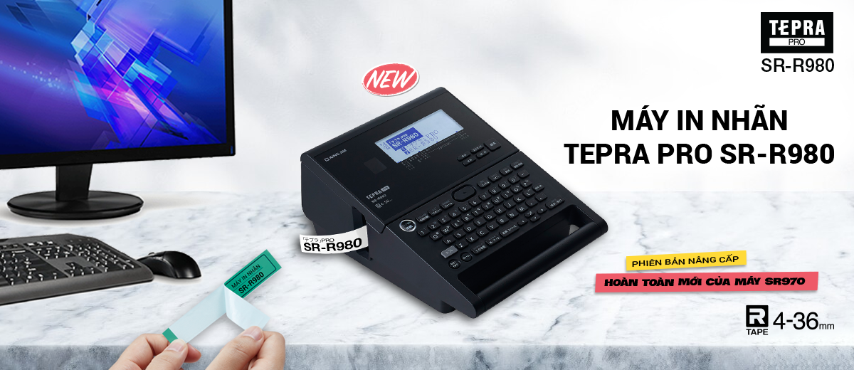 Khám phá công nghệ in nhãn tiên tiến cùng Tepra Pro SR-R980
