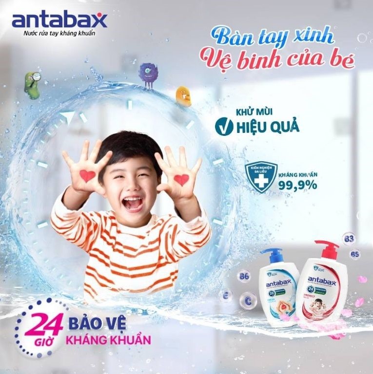 Tăng đề kháng da, bảo vệ sức khỏe gia đình với sữa tắm Antabax