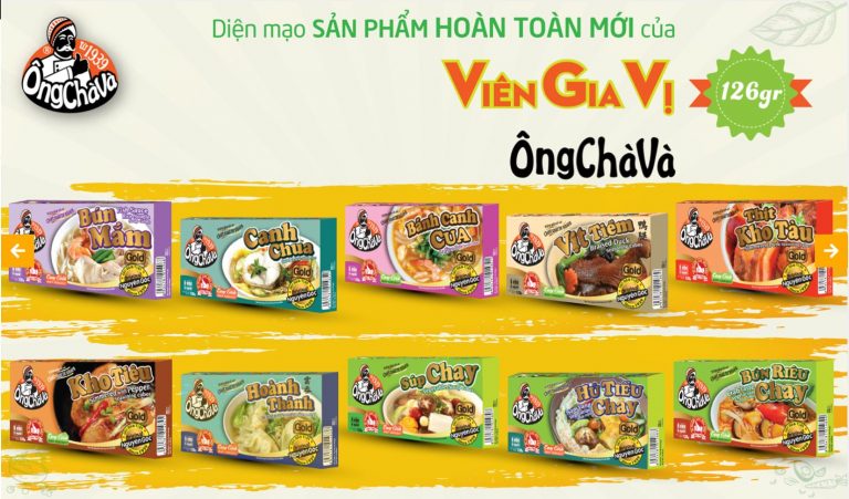 Gia vị Ông Chà Và - Đồng hành cùng bạn trong mọi gian bếp