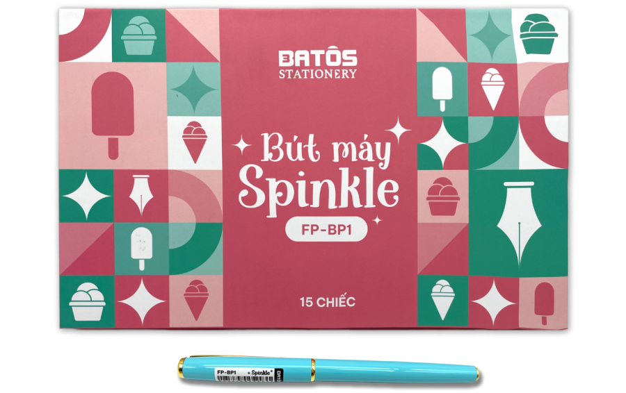Viết mượt mà, chữ sắc nét với bút máy Spinkle Batos