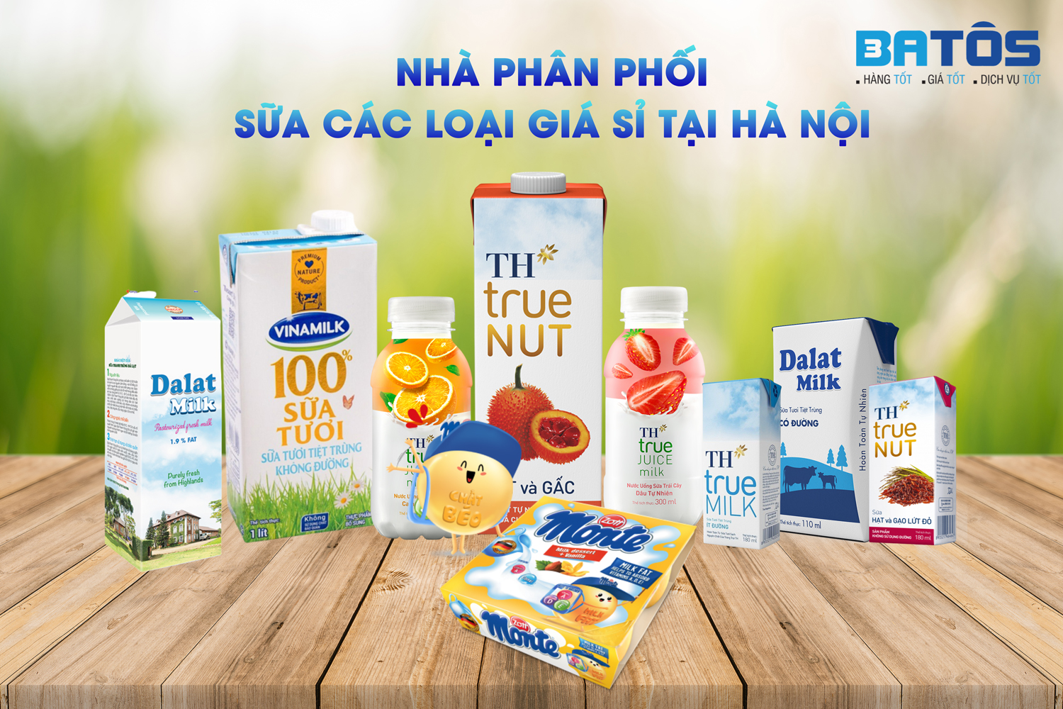 Nhà phân phối sữa các loại giá sỉ tại Hà Nội