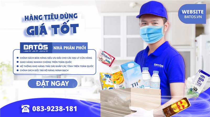 Batos nhà phân phối hàng tiêu dùng hàng đầu tại Việt Nam