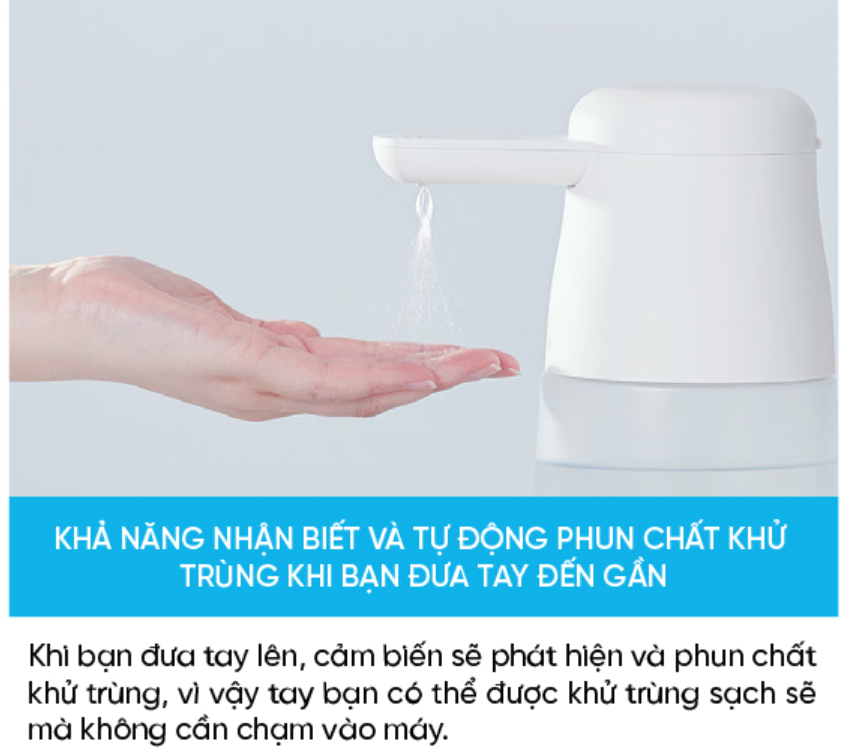 Giới thiệu thiết bị rửa tay tự động bằng nhựa TE1000