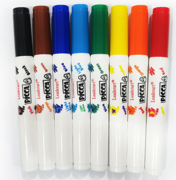 Tô điểm sắc màu cùng bút lông màu Leaderart
