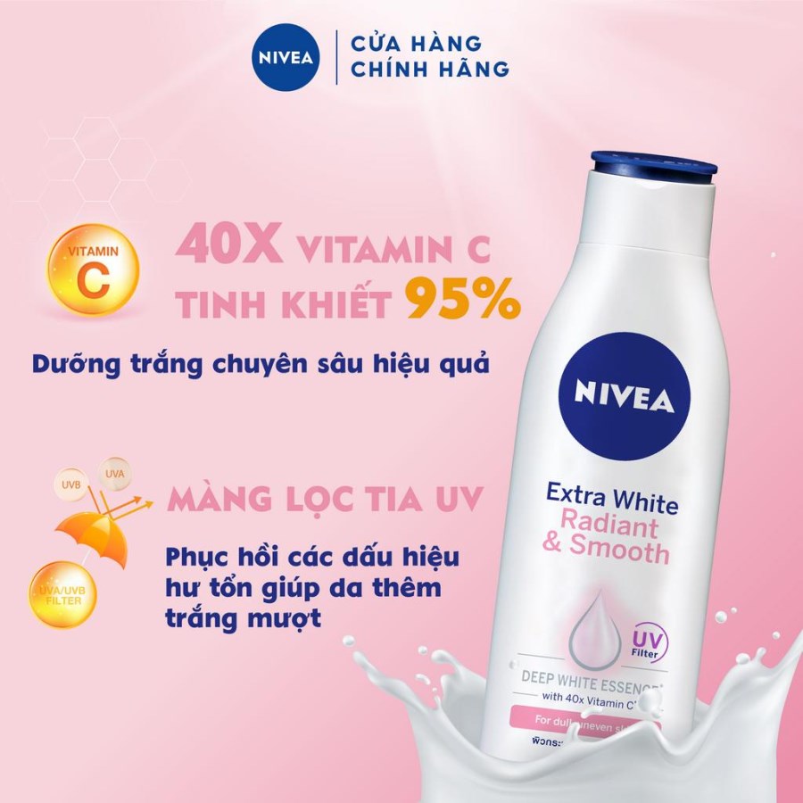 Chăm sóc và bảo vệ làn da với kem dưỡng thể Nivea