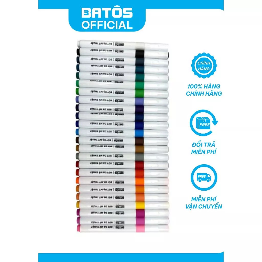 Sở hữu bộ màu Acrylic marker 24 màu chỉ với giá chưa đến 2 cốc trà sữa