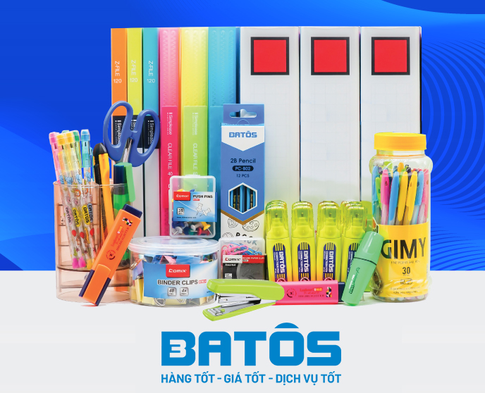 Sắm trọn bộ đồ dùng học tập mới cho bé tại Batos