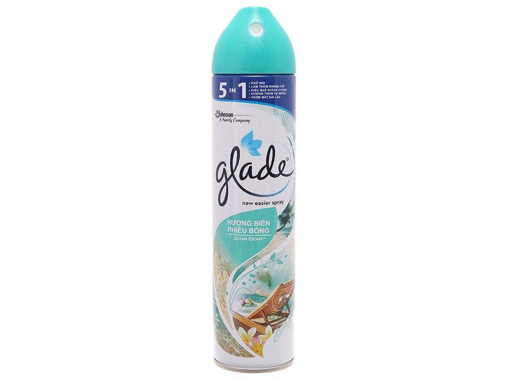 Nước xịt phòng Glade thơm lâu, khử mùi diệt khuẩn hiệu quả 