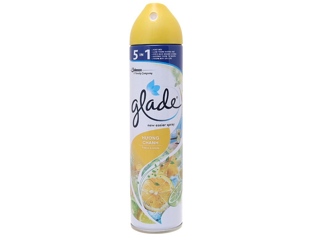 Nước xịt phòng Glade thơm lâu, khử mùi diệt khuẩn hiệu quả 