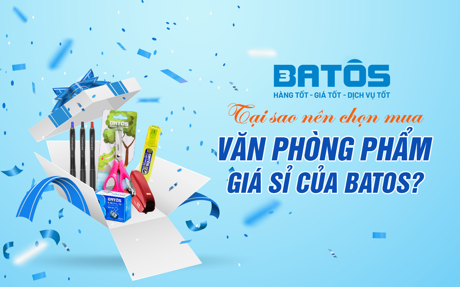 Sắm trọn bộ đồ dùng học tập mới cho bé tại Batos