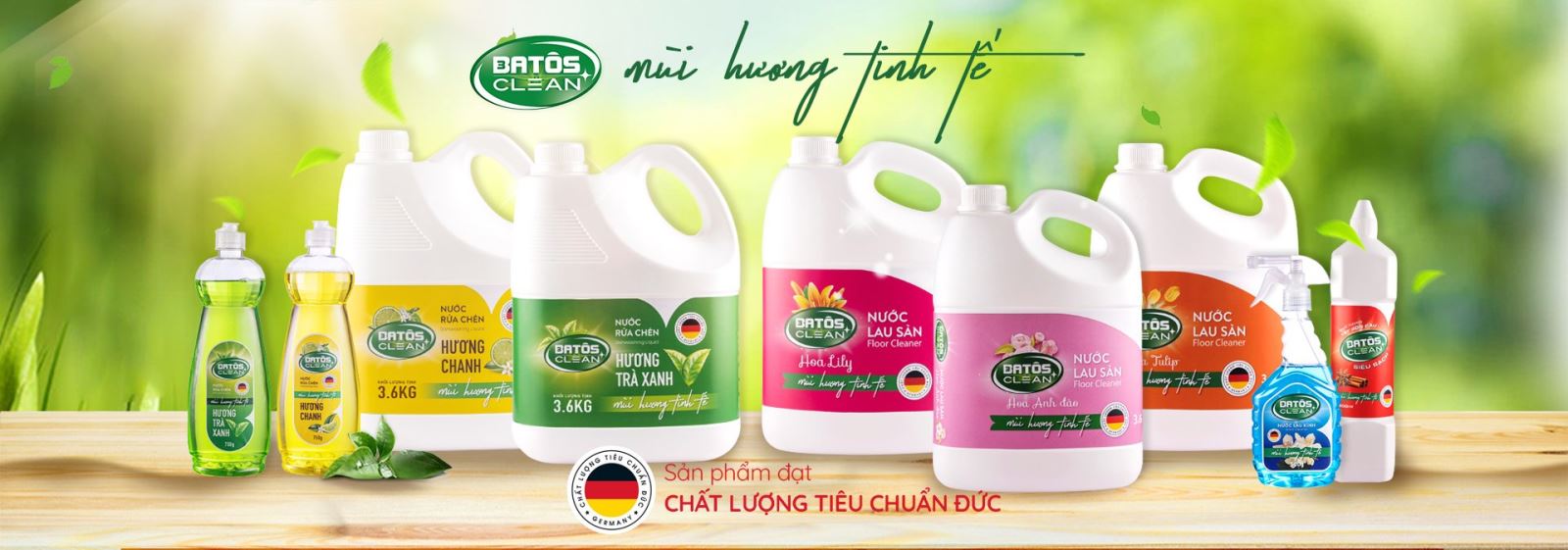 Batos Clean - Bí quyết sạch sẽ và an toàn cho gia đình Việt