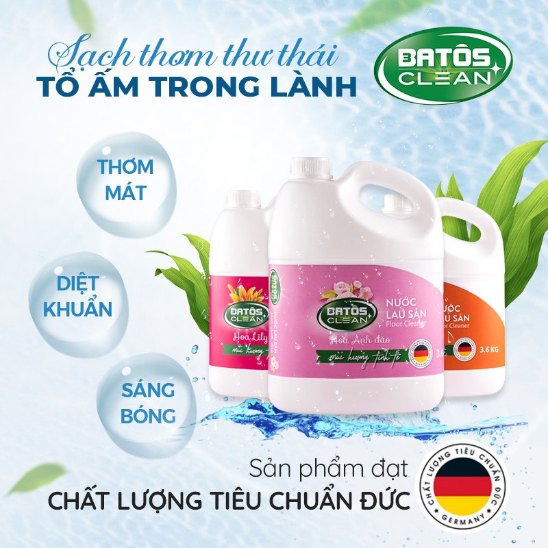 Batos Clean - Bí quyết sạch sẽ và an toàn cho gia đình Việt