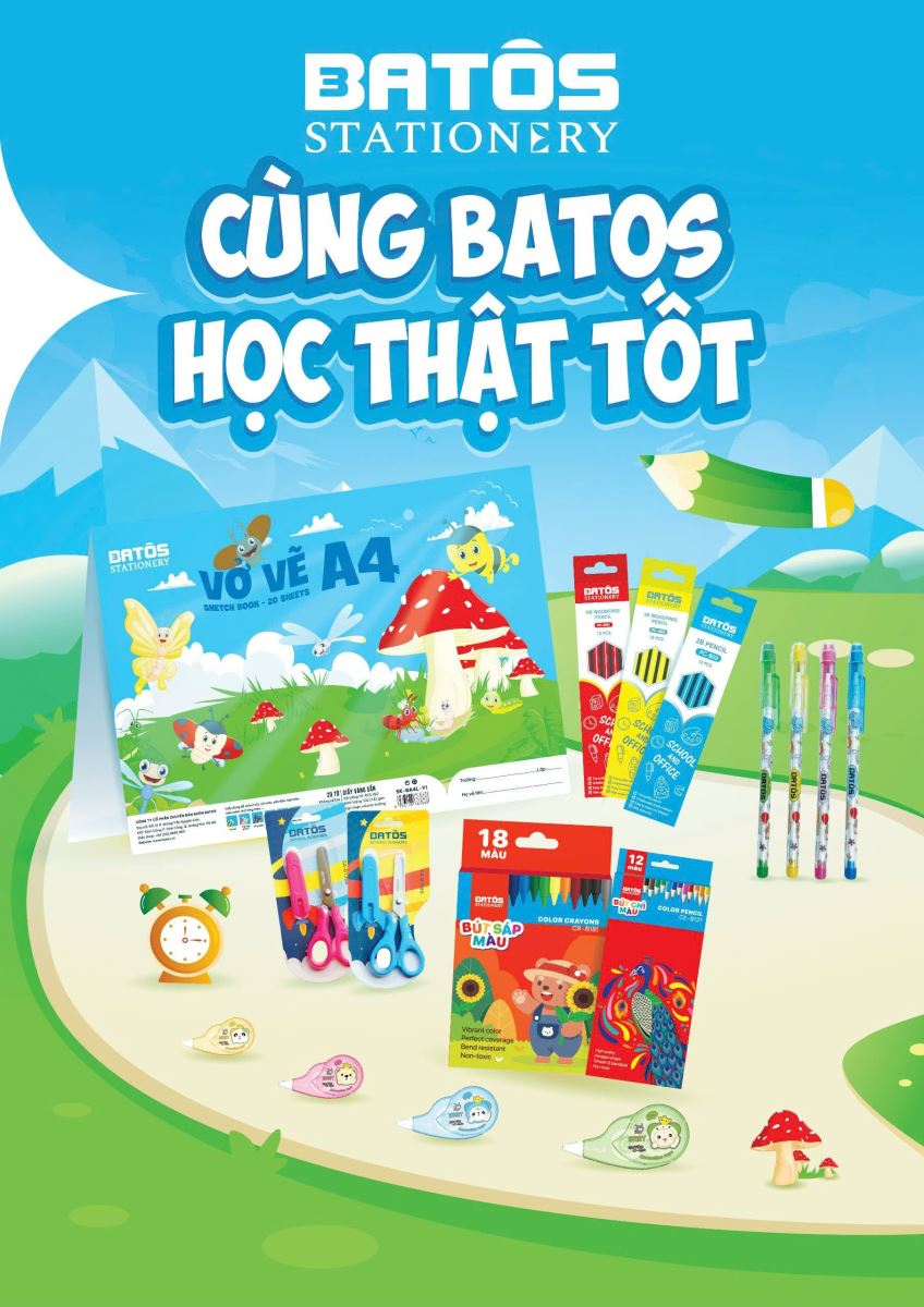 Gợi ý bộ văn phòng phẩm dành cho học sinh tiểu học
