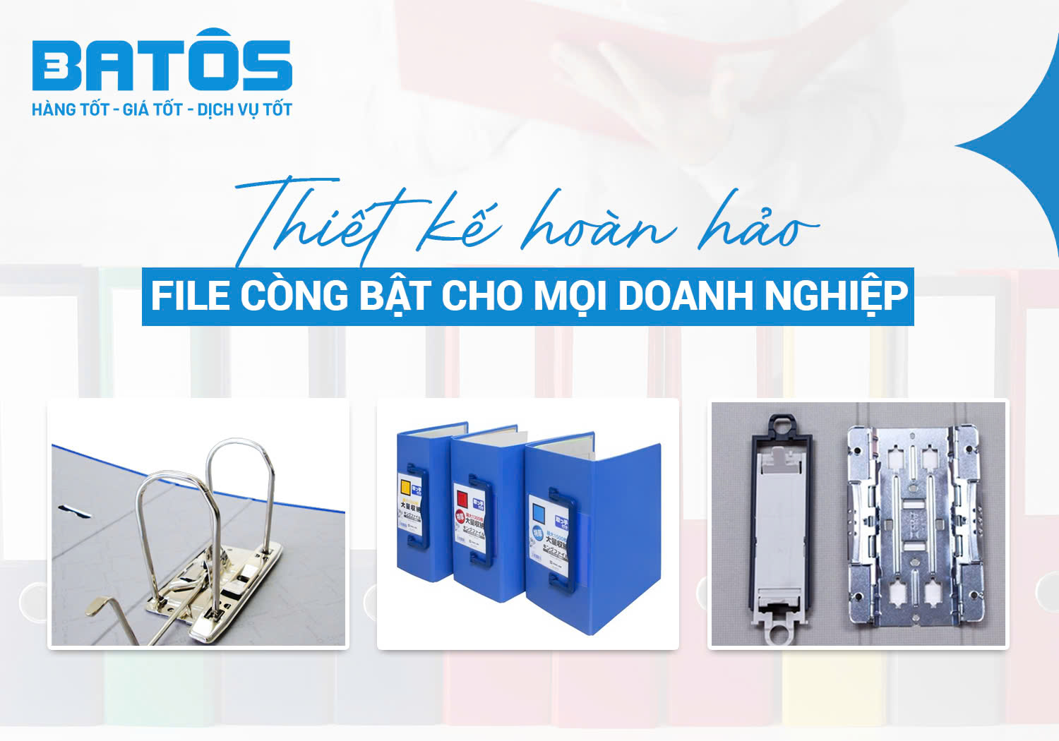 Tại sao nên sử dụng bìa đựng hồ sơ thay vì giấy tờ rời?