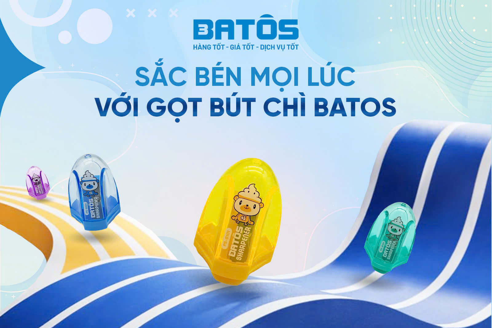 Tổng hợp các loại gọt bút chì mà Batos đang phân phối