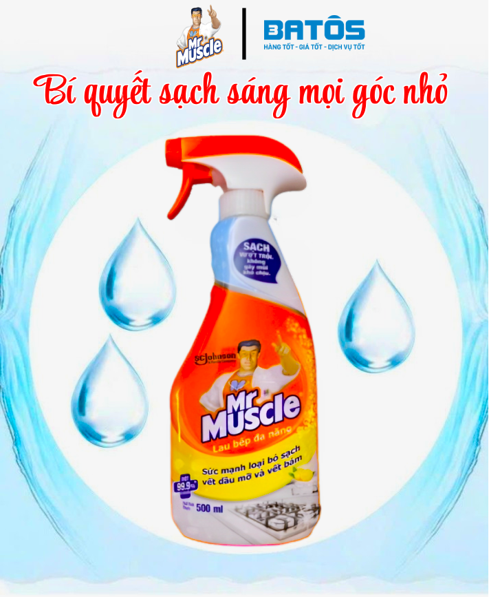 Nước tẩy đa năng Mr. Muscle an toàn hay không?